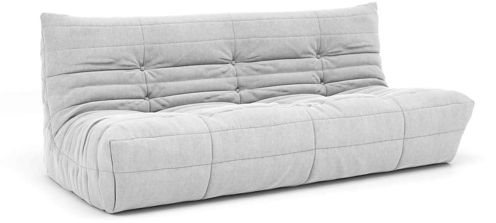 Диван ДеФранс светло-серого цвета 